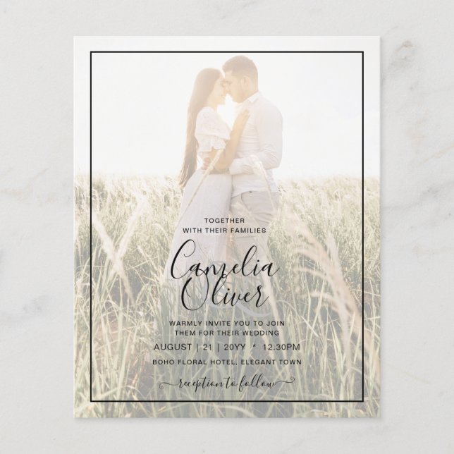 LeahG Emerald Green Foto Overlay Flyer (Vorne)