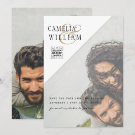 LeahG FOTO WEDDING QR CODE UAWG DATUM EINLADEN Einladung