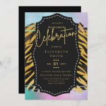 LeahG Hübsch Girly Bachelorette Glam Animal Prints