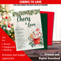 LeahG jubelt Liebe Winter Brautparty Hochzeit