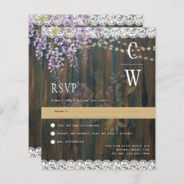 LeahG Lila WISTERIA Rustikale Hochzeit