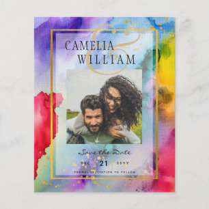 LeahG Rainbow Pride Ink FOTO Hochzeitstag Rett Flyer