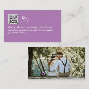 LeahG UAWG QR Code FOTO Details Hochzeitkarte Begleitkarte