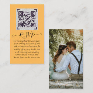 LeahG UAWG QR Code FOTO Details Hochzeitkarte Visitenkarte