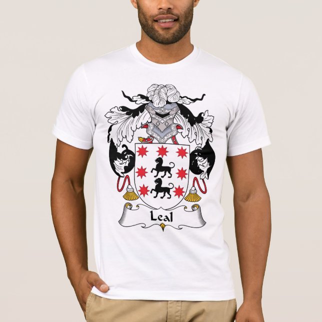 Leal Familienwappen T-Shirt (Vorderseite)