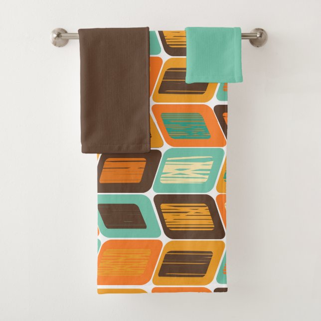 Lean Bath Towel Set der 70er Jahre (Insitu)