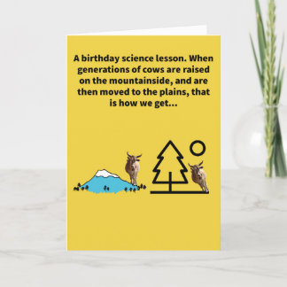 Lean Beef - Geburtstag Karte
