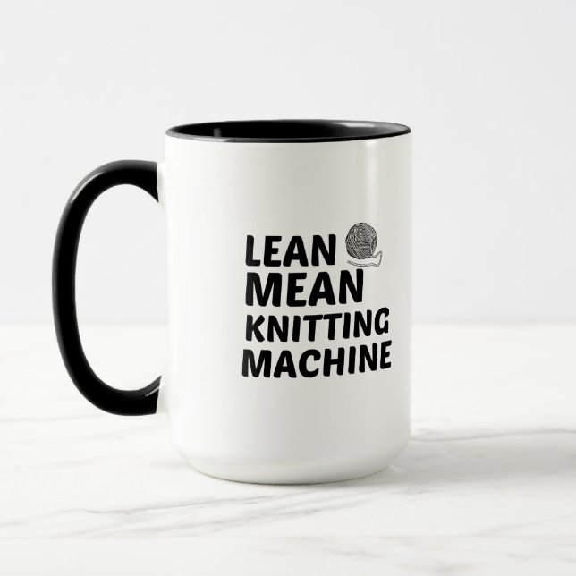 LEAN GEMEIN KNITTING MACHINE TASSE (Links)