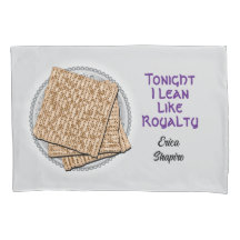 "Lean Like Royalty" personalisiert Pesach Pillowca