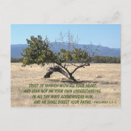 Lean Not on your own Understanding Postkarte