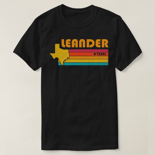 Leander Texas Vintag beängstigend Souvenir T-Shirt (Design vorne)