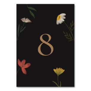 Leander Wildblume Wedding Tischnummer