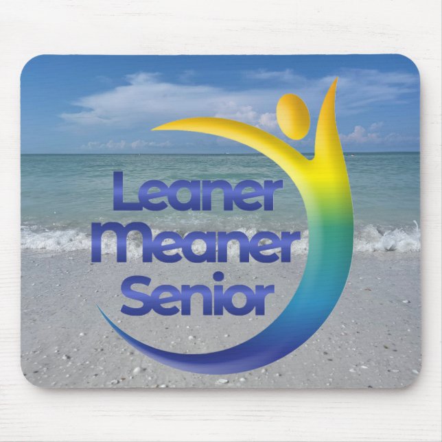 Leaner Gemeiner Senior Mouse Pad, Siesta Key Editi Mousepad (Vorne)