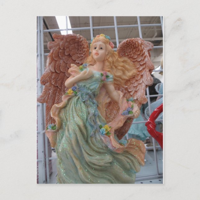Leaning Angel Postkarte (Vorderseite)