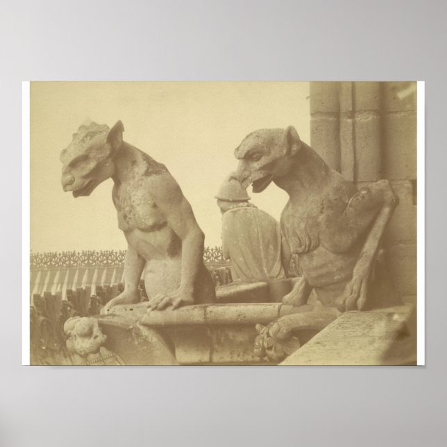 Leaning Gargoyles Poster (Vorne)