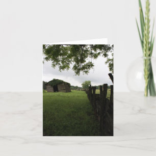 Leaning Notecard Karte