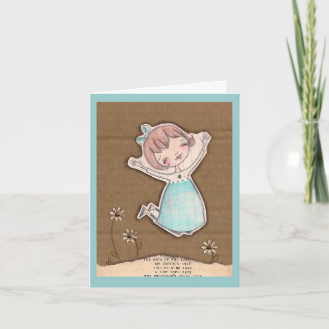 Leap Cardboard Collage - Karte (Vorderseite)