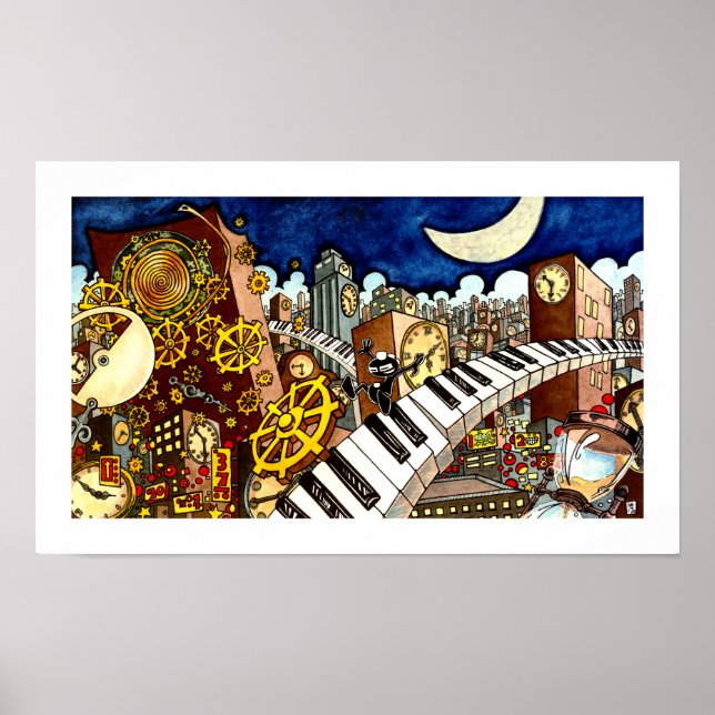 Leap - Clocklands - 18 x 11 Poster (Vorne)