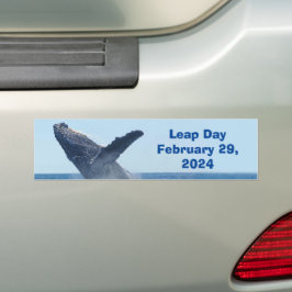 Leap Day 29. Februar 2024 Autoaufkleber