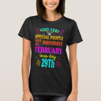 Leap Day Birthday Leap Jahr Geburtstag 29. Februar