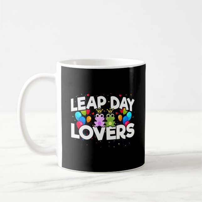 Leap Day Leap Year Wedding Anniversary Kaffeetasse (Links)