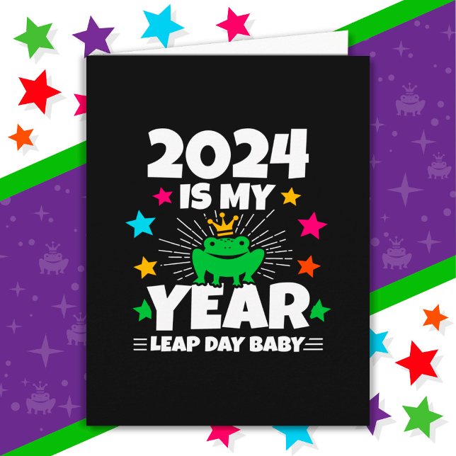 Leap Day Leapling 2024 ist mein Jahr 29. Februar G Karte (Von Creator hochgeladen)
