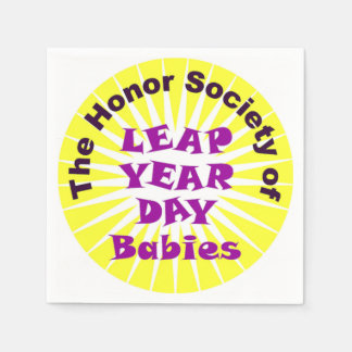 LEAP DAY LOGO SERVIETTE