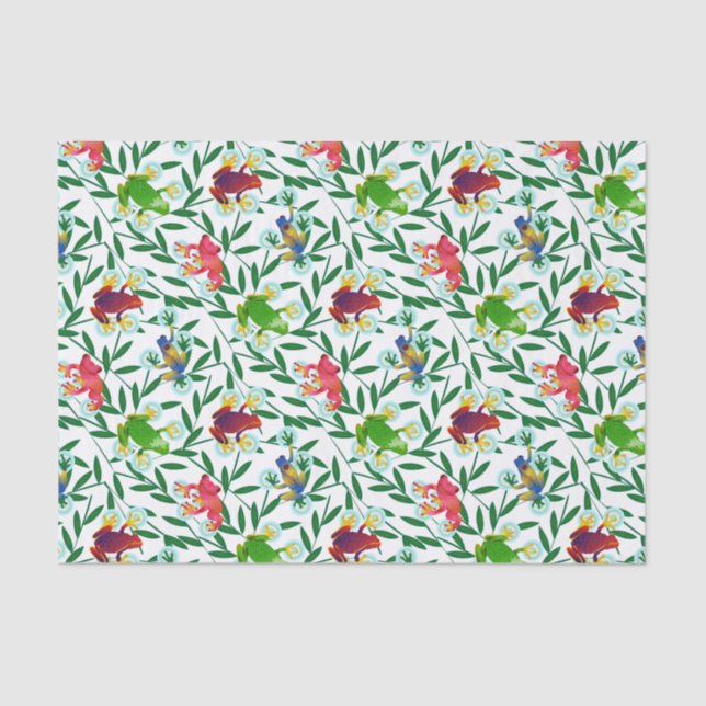 Leap Frog Bamboo Regenwald Seidenpapier (Vorderseite)