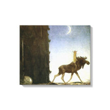 Leap the Elk and Princess Tuvstarr von John Bauer