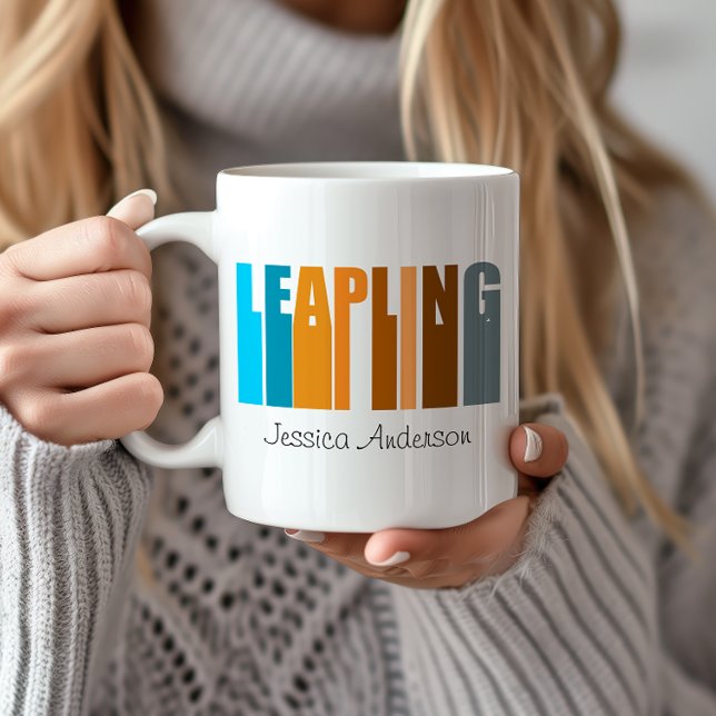 Leap Year Birthday Geboren 29. Februar Leapling Kaffeetasse (Embrace your Leap Day birthday celebration with this cozy mug, perfect for savoring the moment!)