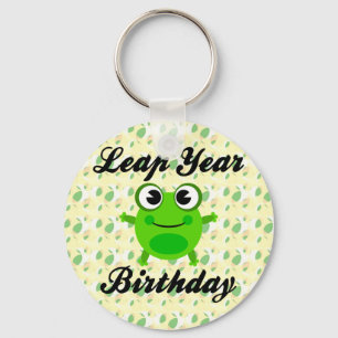 Leap Year Birthday, Niedlich Frosch Schlüsselanhänger