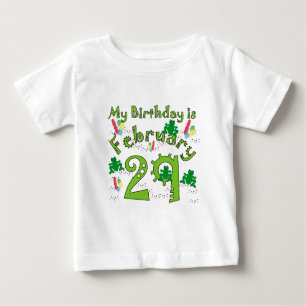 Leap Year Geburtstag Feb. 29 Baby T-shirt
