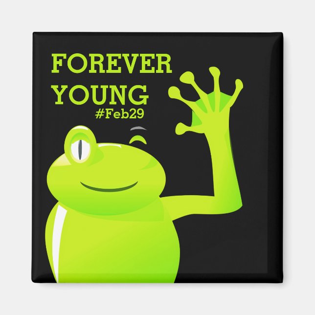 Leap Year / Leap Day Baby Magnet (Vorne)