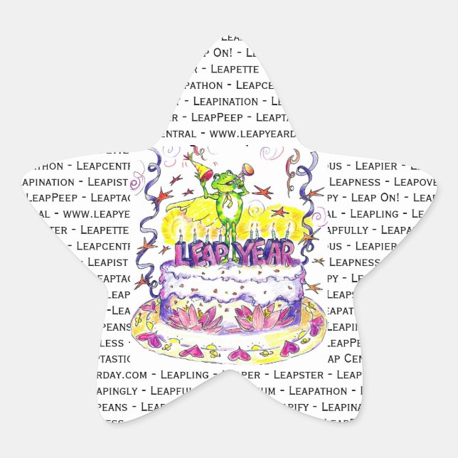 Leap Year Sticker (Vorderseite)