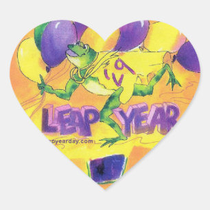 Leap Year Sticker Herz