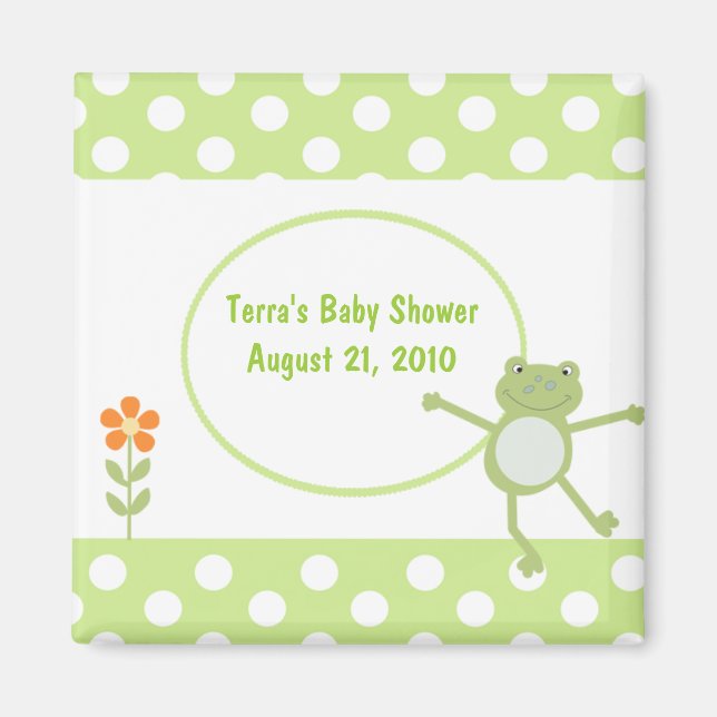 Leapfrog Frog Baby Shower Fevor Magnet (Vorne)
