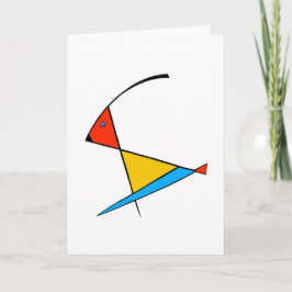 Leapfrog Hare Blank Grußkarte Karte