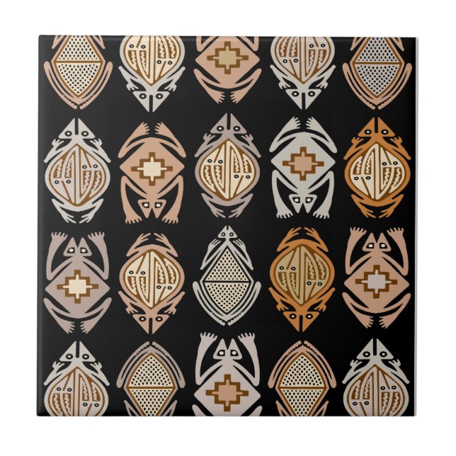 Leapin-Frösche Fliese (Vorderseite)