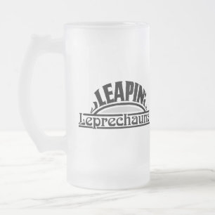 Leapin Leprechauns & Tanzschuhe Glass Stein Mattglas Bierglas