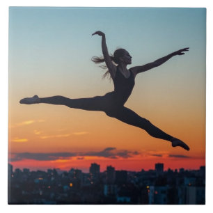 Leaping Ballerina Fliese