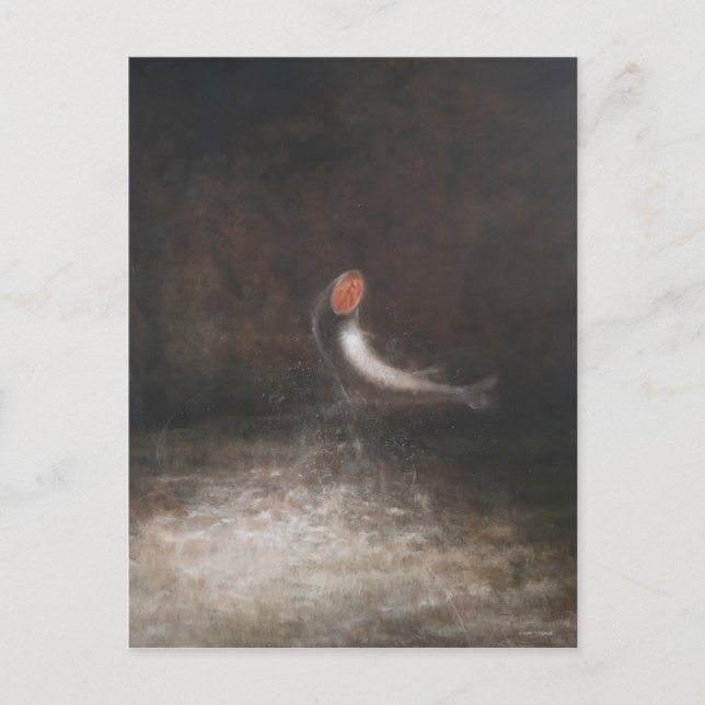 Leaping Fish 2012 Postkarte (Vorderseite)