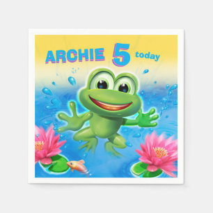 Leaping Frog Papierserviette aus benutzerdefiniert