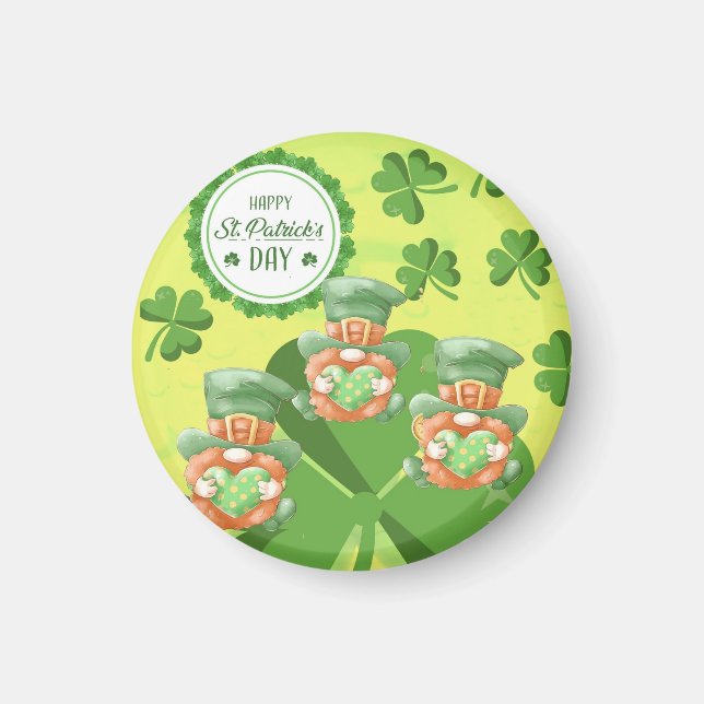 Leaping Leprachauns!  St Pattys Day   Magnet (Vorne)
