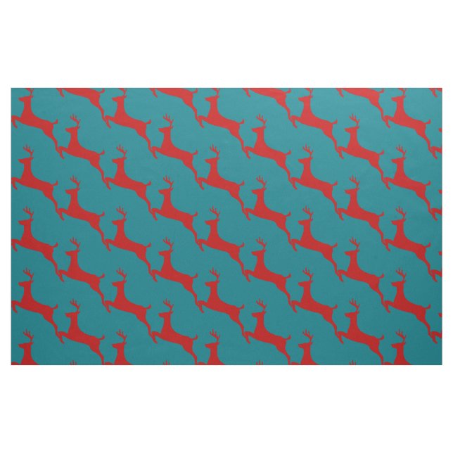 Leaping Red Deer Thunder_Cove Stoff (Fat Quarter (45,7 x 55,9 cm))