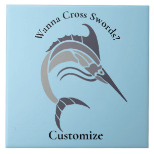 Leaping Schwertfisch Thunder_Cove Fliese