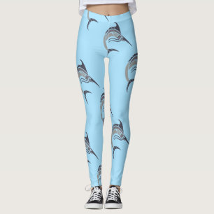 Leaping Schwertfisch Thunder_Cove Leggings