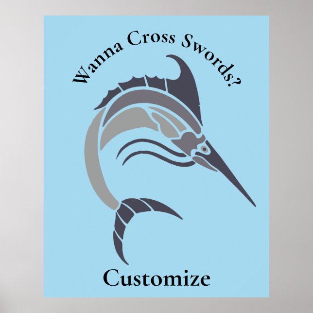 Leaping Schwertfisch Thunder_Cove Poster (Vorne)