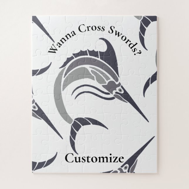 Leaping Schwertfisch Thunder_Cove Puzzle (Vertikal)