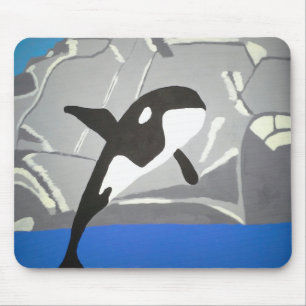 Leaping Whale Mouse Pad Mousepad
