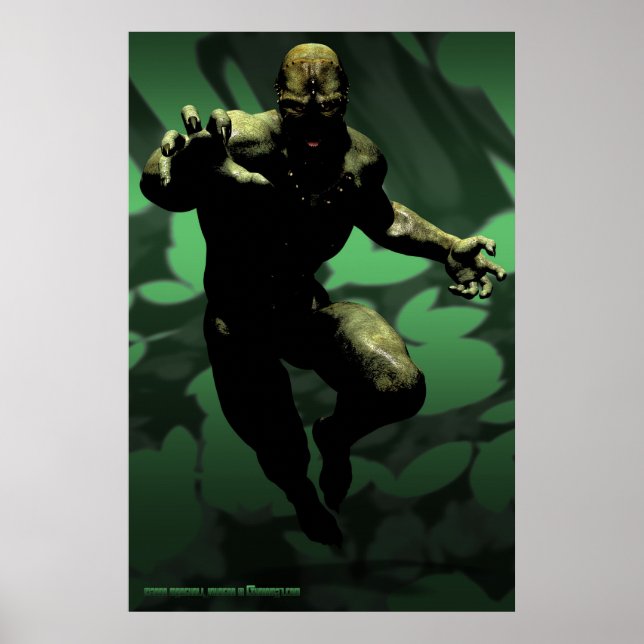 Leapin'Lizardman! Poster (Vorne)
